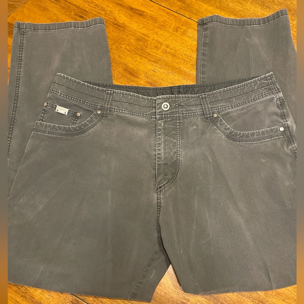 KUHL Men’s Pants 40x32 Vintage Patina Dye Charcoal Gray